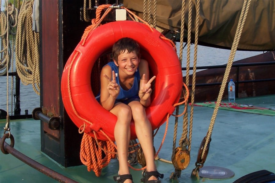 Detailbild von Kinderrabatt - Kinder erhalten 50% Rabatt für ein Wochenende auf dem Schiff