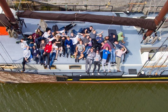 Klassenfahrt auf dem IJsselmeer