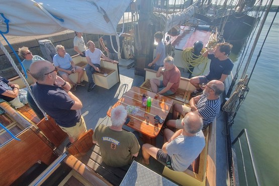 Schip Johanna Engelina dek