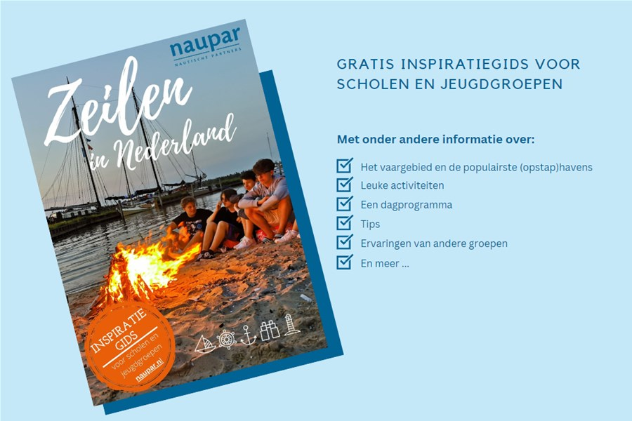 Detailafbeelding van Inspiratiegids Zeilen in Nederland met jeugdgroepen