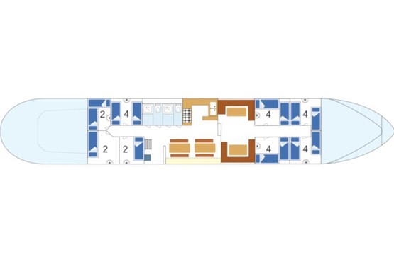 Brandaris plattegrond