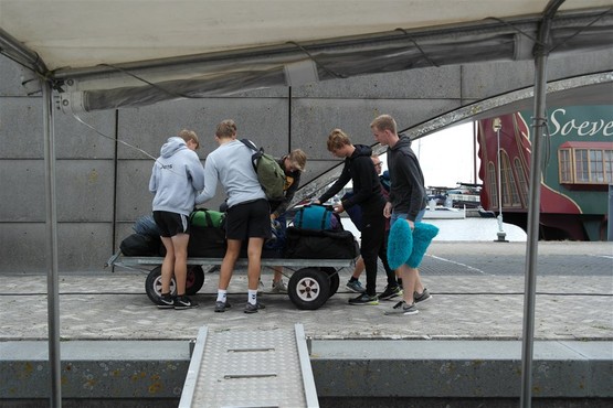 Jeugdweek Friese meren inchecken