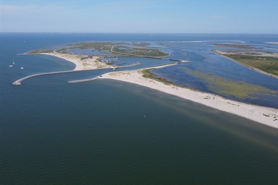 Marker Wadden Expeditie dronefoto